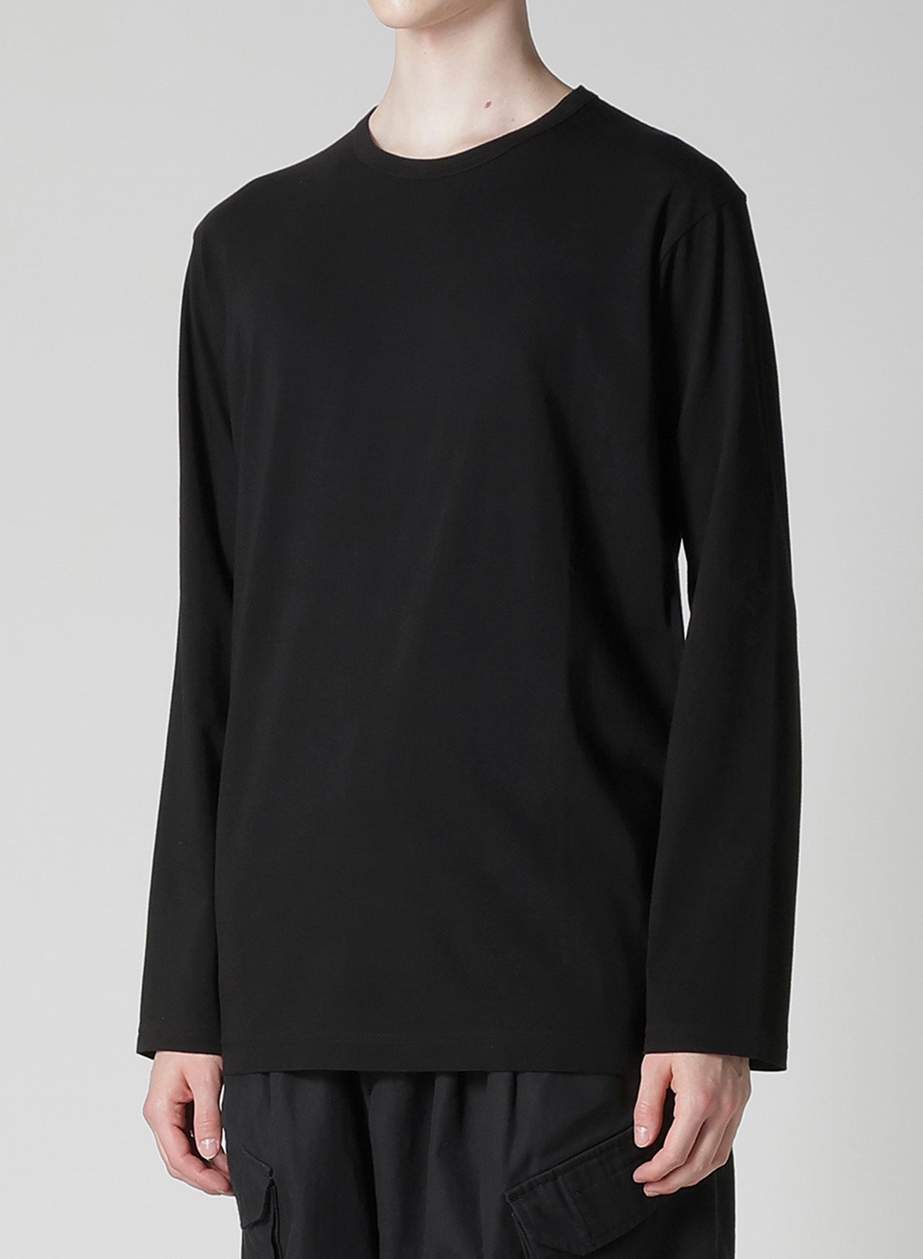 Premium Cotton Single Jersey Round Neck Long Sleeve T-Shirt - Soft & Breathable for Men & Women - Perfect for Casual Wear, Layering & Everyday Comfort