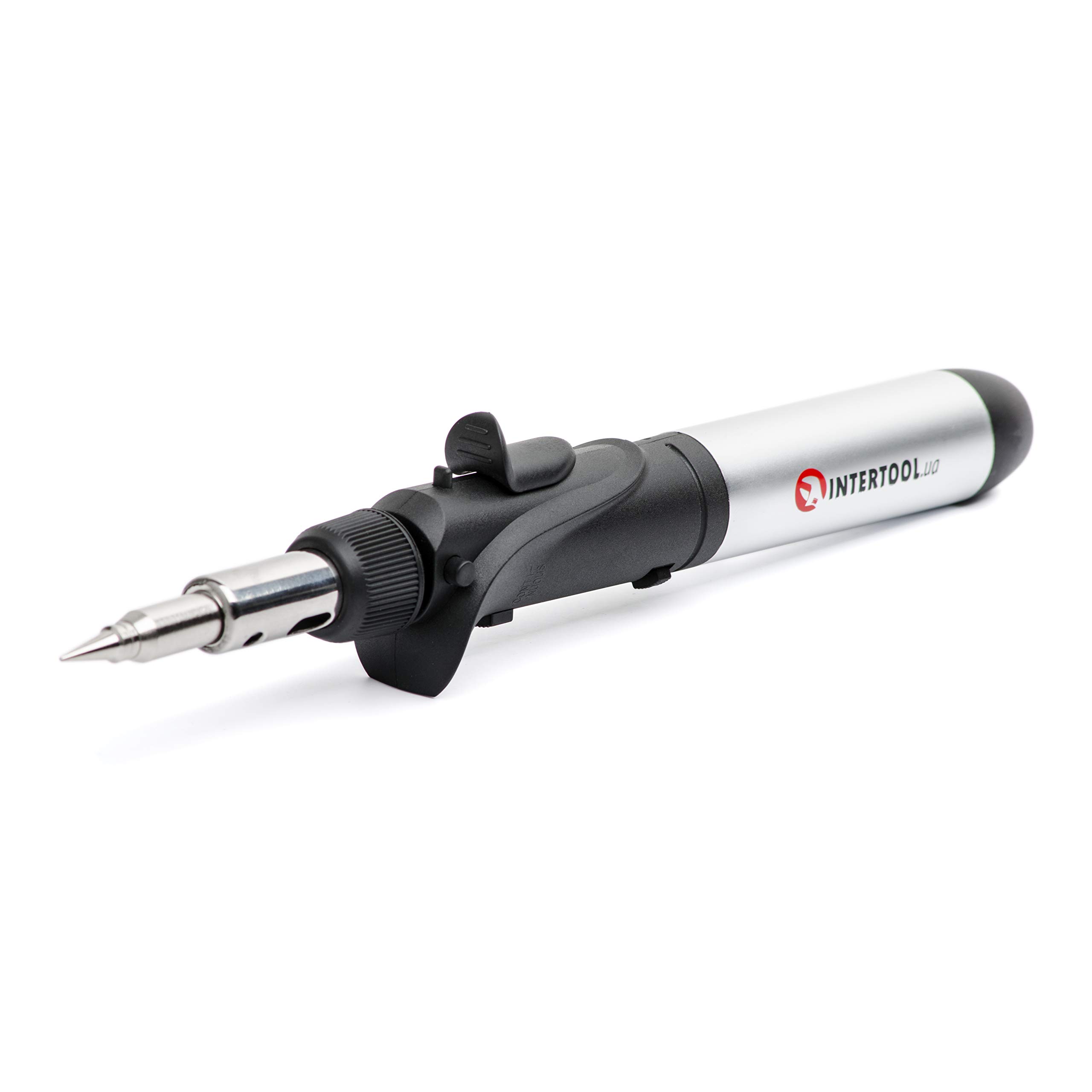 INTERTOOL GB-0006 Portable Gas Soldering Iron Kit with Carrying Case - Perfect for Electronics Repair, DIY Projects, and On-the-Go Soldering Needs