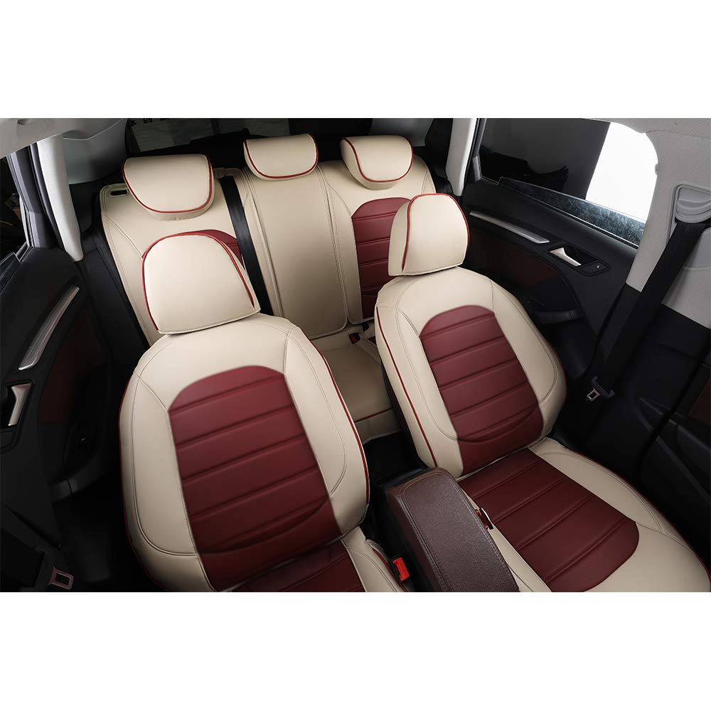 Premium Genuine Leather Car Seat Covers Full Set for Mercedes-Benz GLE Class 2016-2019 - Front & Rear Seats with Airbag Compatibility | Ultimate Protection & Luxury Interior Upgrade for SUVs