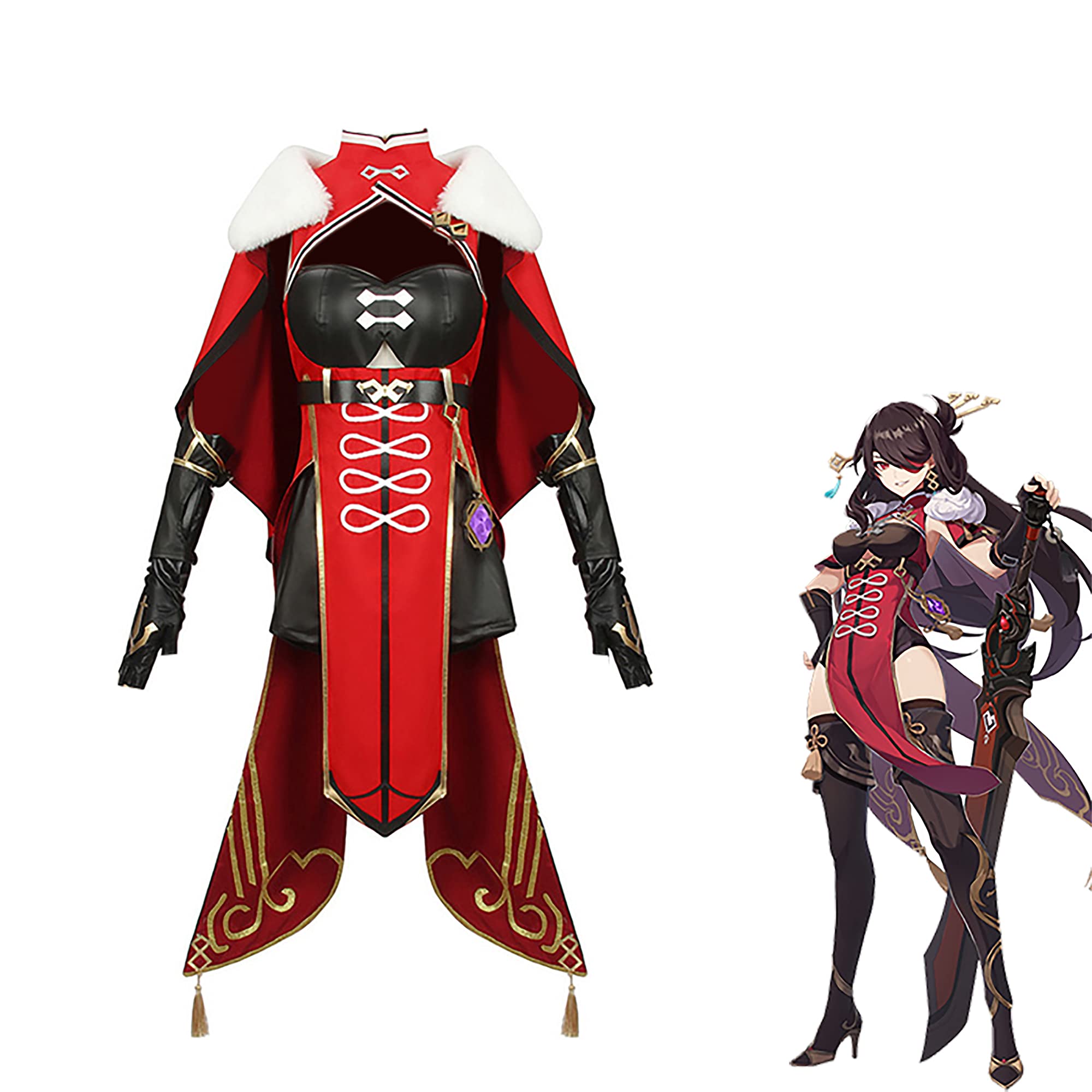 Genshin Impact Ningguang Cosplay Costume Full Set - Official Character Outfit for Halloween, Anime Conventions & Game Events | Premium Quality Ningguang Uniform with Accessories
