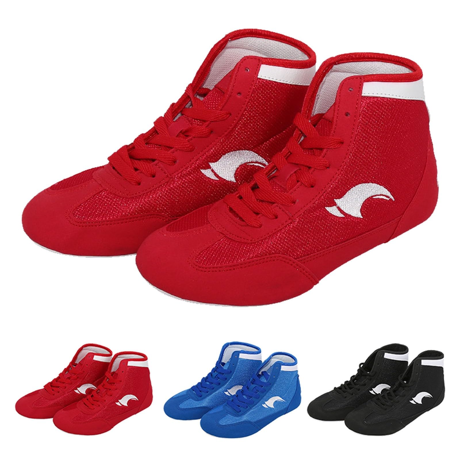 **Best Kids Boxing Shoes for Training & Competition - High Top Wrestling Boots for Boys & Girls - Durable House Shoes for Indoor & Outdoor Sports**    *Perfect for Boxing, Wrestling, Martial Arts, and Gym Training – Lightweight & Supportive for Young Athletes*