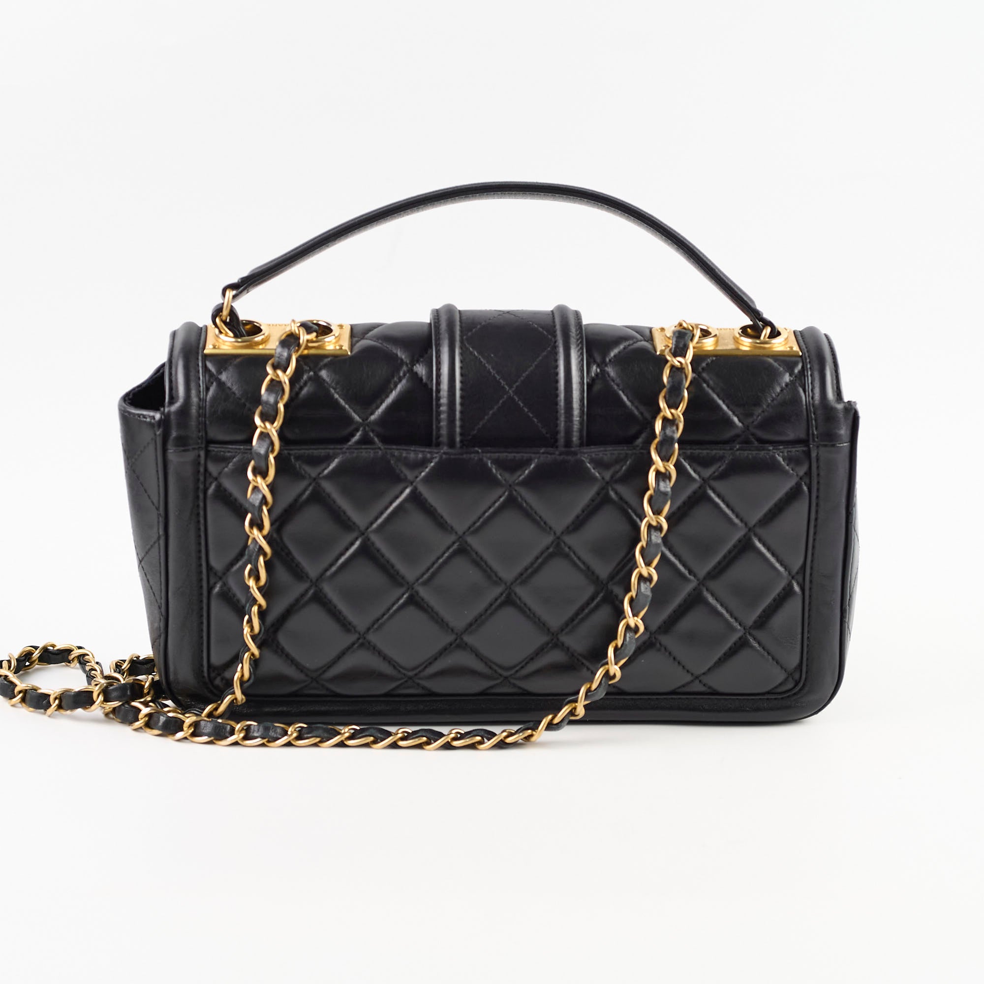 Chanel Medium Classic Flap Bag Black Leather - Elegant CC Logo Handbag for Women | Perfect for Work, Evening Events & Special Occasions