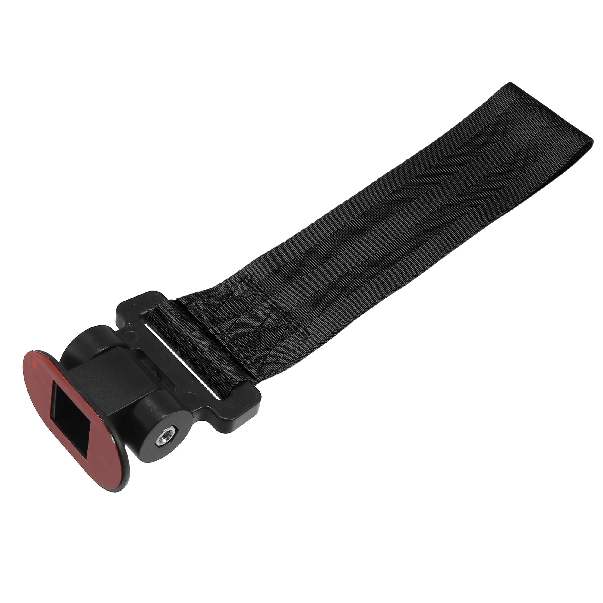 X AUTOHAUX Universal Front & Rear Bumper Tow Hook Strap - Heavy Duty Towing Belt for Cars, Trucks & SUVs - Decorative Black - Perfect for Off-Roading, Towing & Emergency Recovery