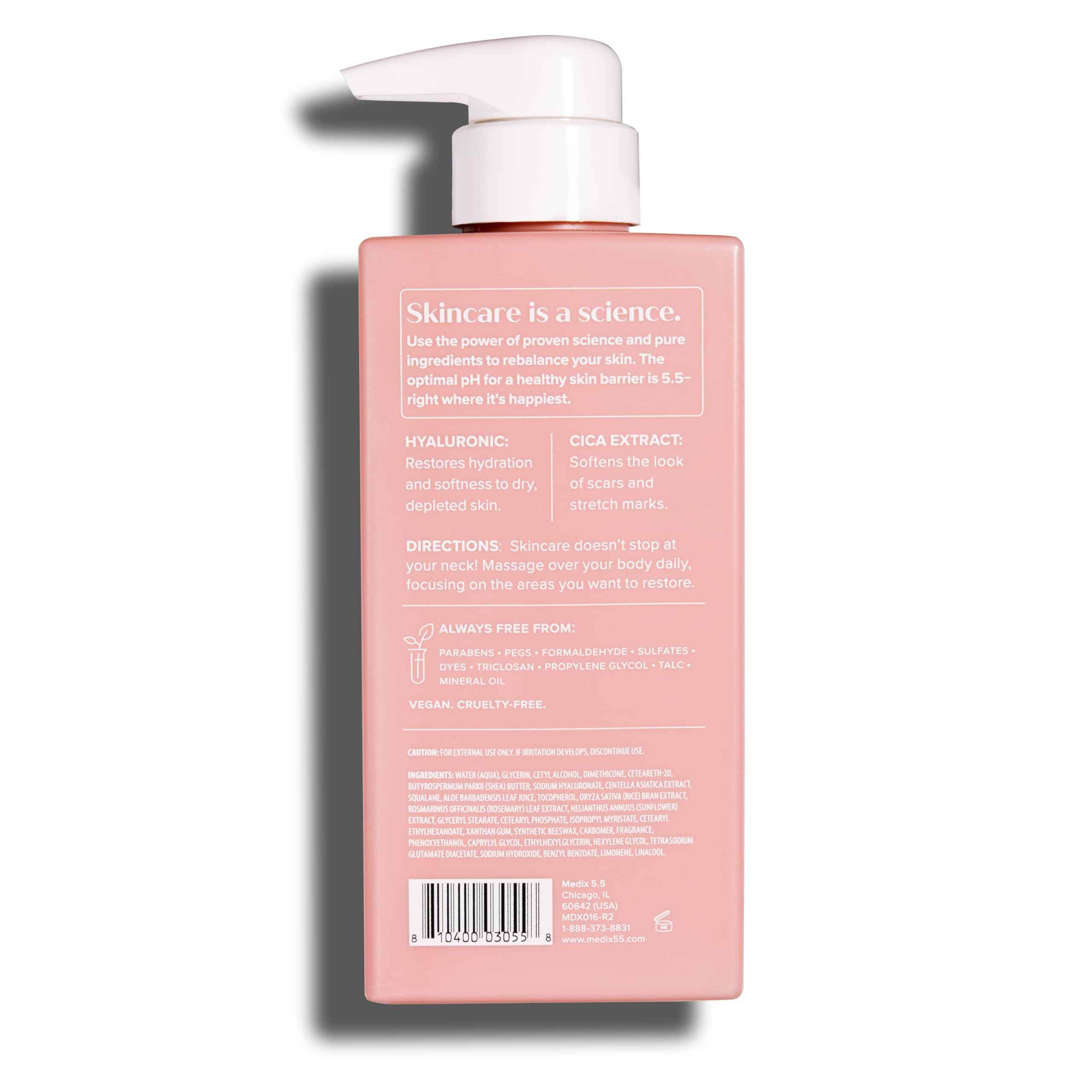 Medix 5.5% Glycolic Acid Exfoliating Body Wash with Hyaluronic Acid & Hydrating Body Cream Set - 3% Hyaluronic Acid Serum for Smooth, Glowing Skin - Perfect for Dry Skin Care & Post-Workout Hydration