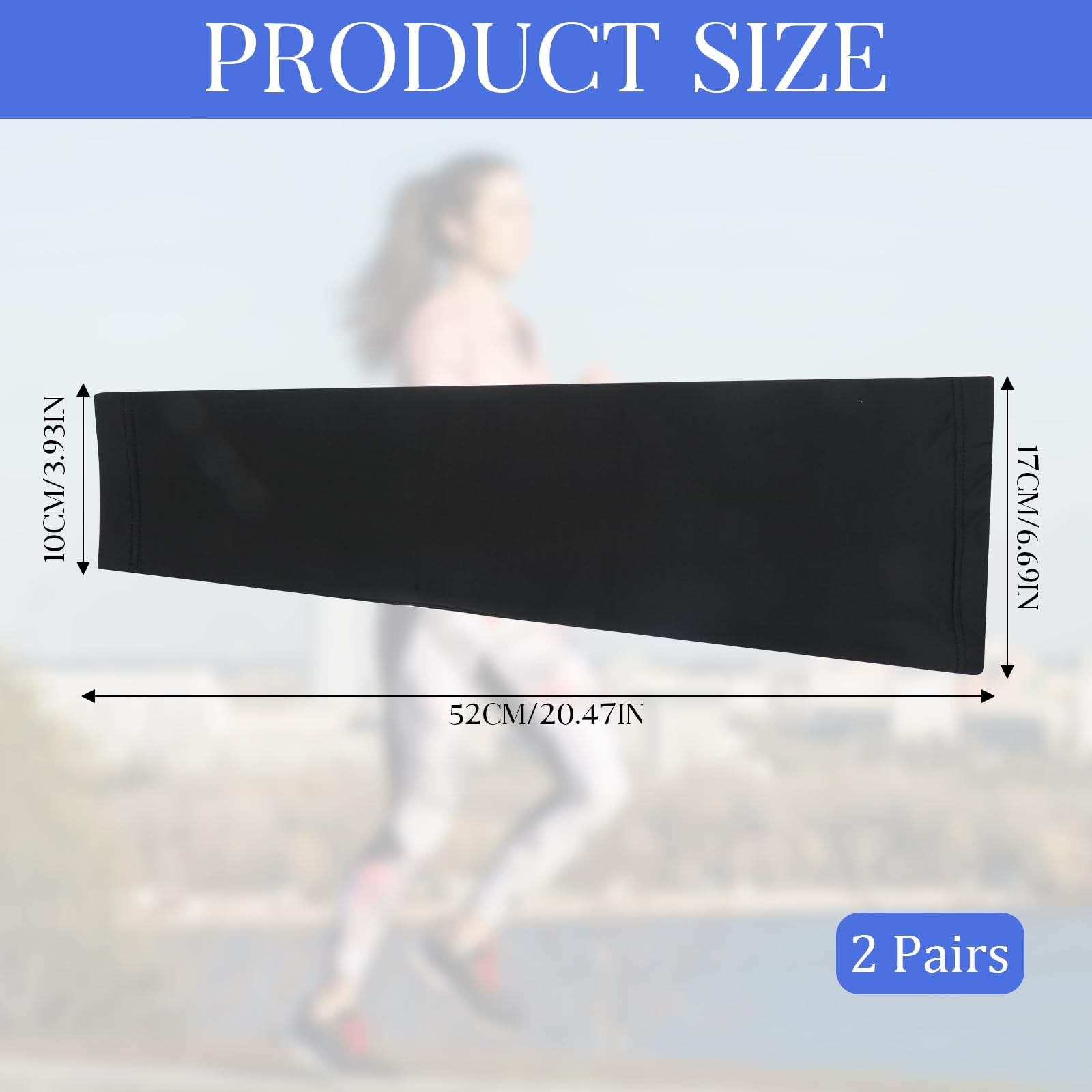2 Pcs Leg Compression Sleeves for Men & Women - Breathable Sports Support Sleeves for Running, Basketball, Cycling & Football - Knee & Calf Support for Workout, Gym & Outdoor Activities