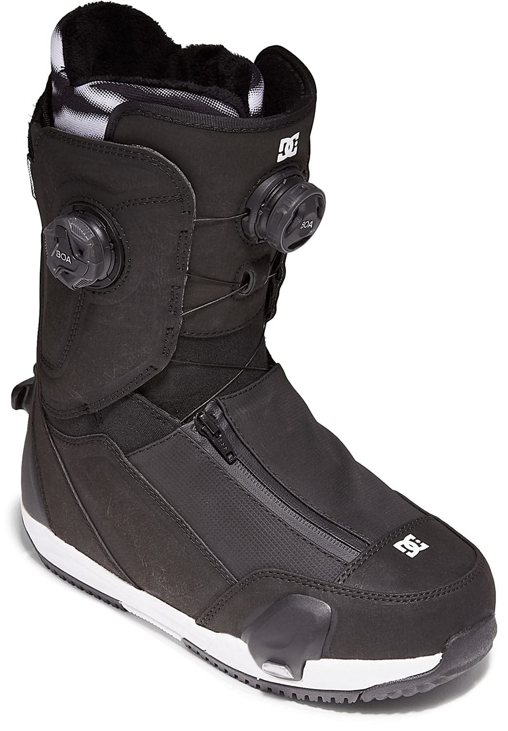 DC Step On Mora BOA Women's Snowboard Boots - Black, Size 7.5 | Comfortable & Secure Fit for All-Mountain Riding & Freestyle Snowboarding