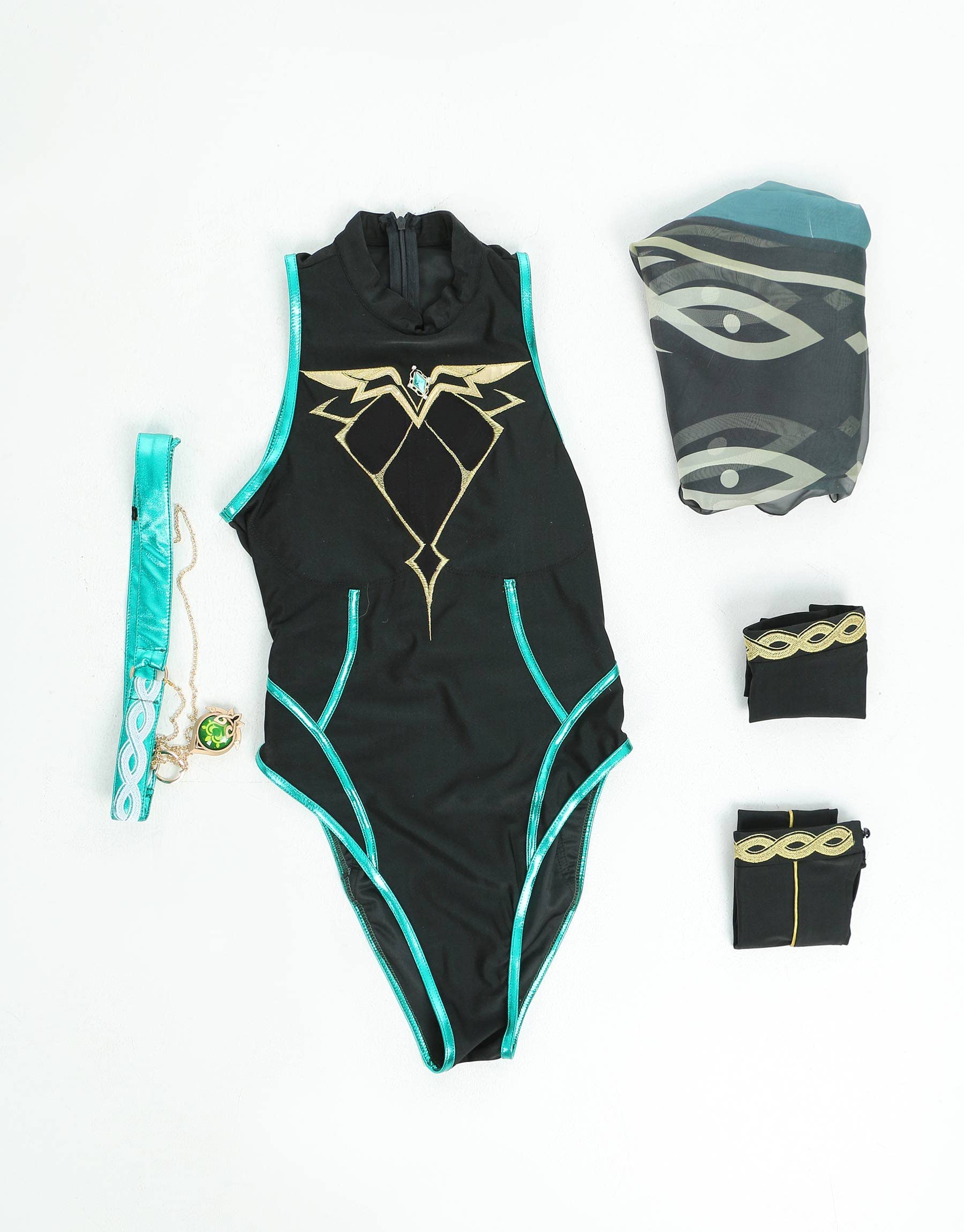 Haikyuu Anime Women's One Piece Swimsuit with Lace-Up Tummy Control & Cover Up - Beachwear for Cosplay, Pool Party, and Summer Vacation