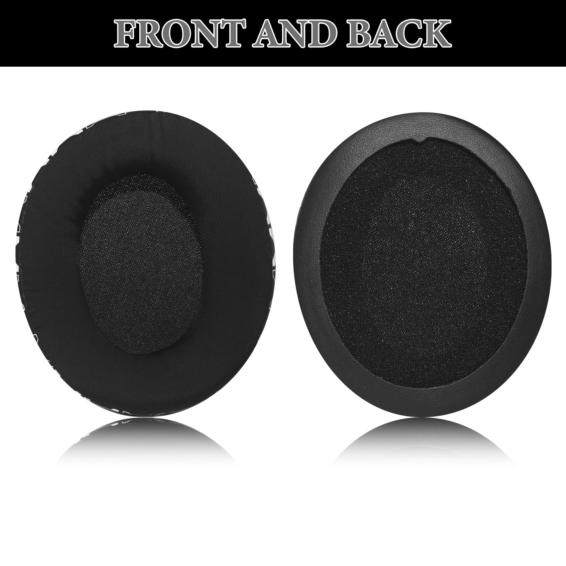 HyperX Cloud 2 Ice Silk Ear Pads - Premium Protein Leather Replacement Cushions for HyperX Cloud Stinger/Cloud Flight/CloudX/Cloud II/III/Core/Mix Headsets (White) - Enhanced Comfort for Gaming, Streaming & Long Wear Sessions