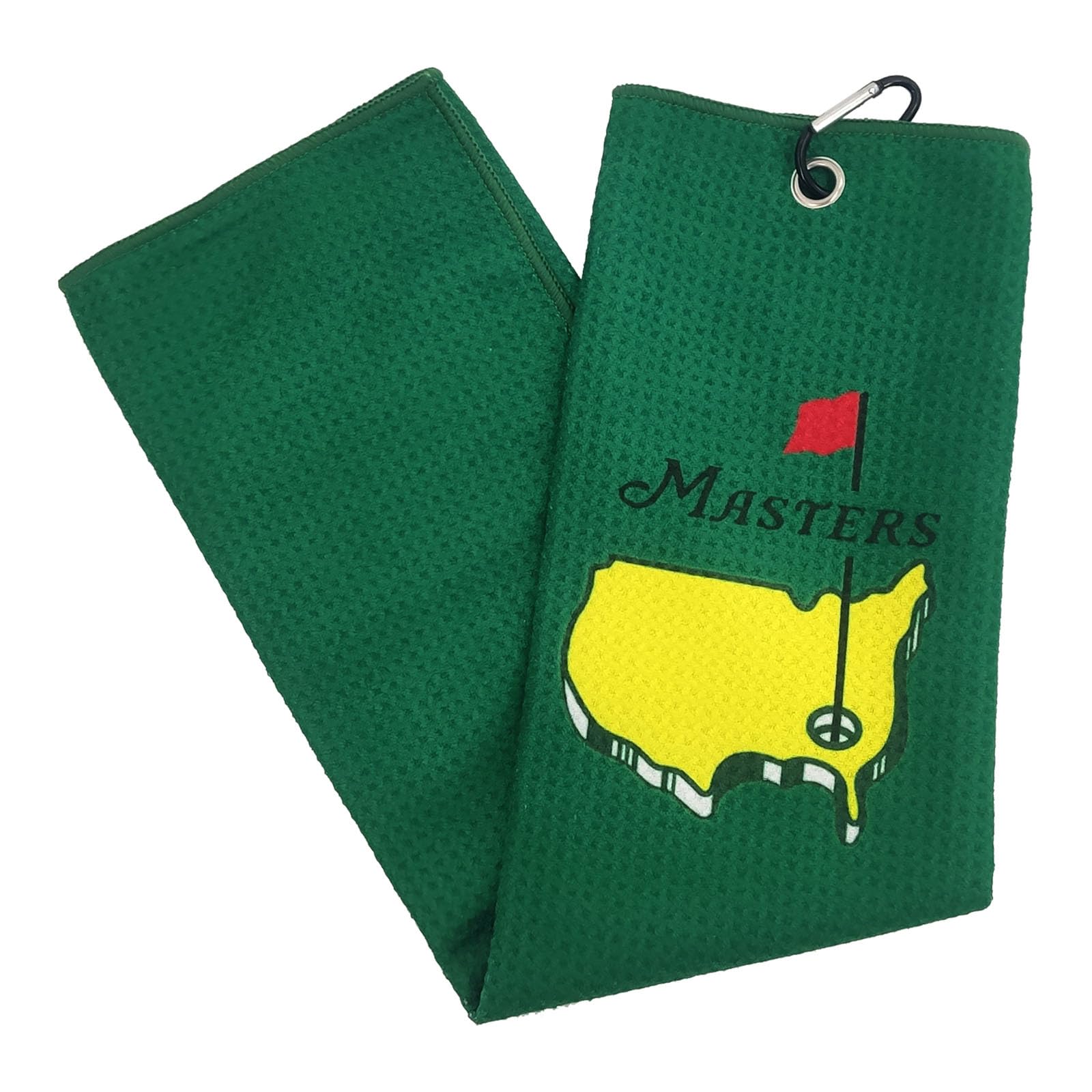 Premium Masters Tournament Golf Towels with Clip - Perfect Golf Accessory for Men & Women - Ideal Gift for Dad, Husband & Golf Lovers - Great for Golf Bags, Courses & Tournaments