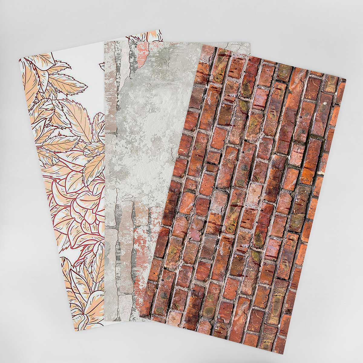 Red and Orange Living Room Wallpaper Sample - Modern Home Decor for Bedroom, Dining Room & Office - Peel and Stick Wallpaper for Easy DIY Installation