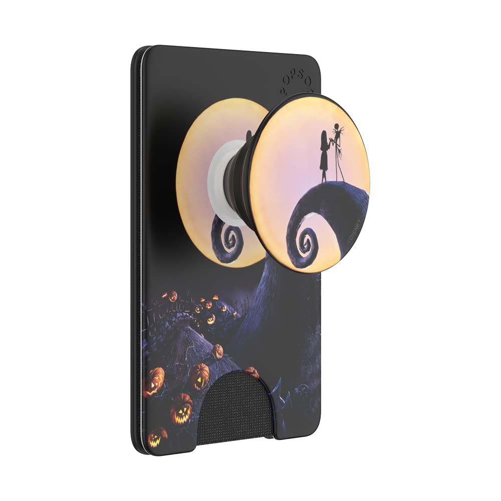 Disney PopWallet - Nightmare Before Christmas Phone Wallet with Expandable Grip & Card Holder | Secure Phone Stand for Selfies, Videos & Hands-Free Use | Perfect for Travel, Commuting & Everyday Carry