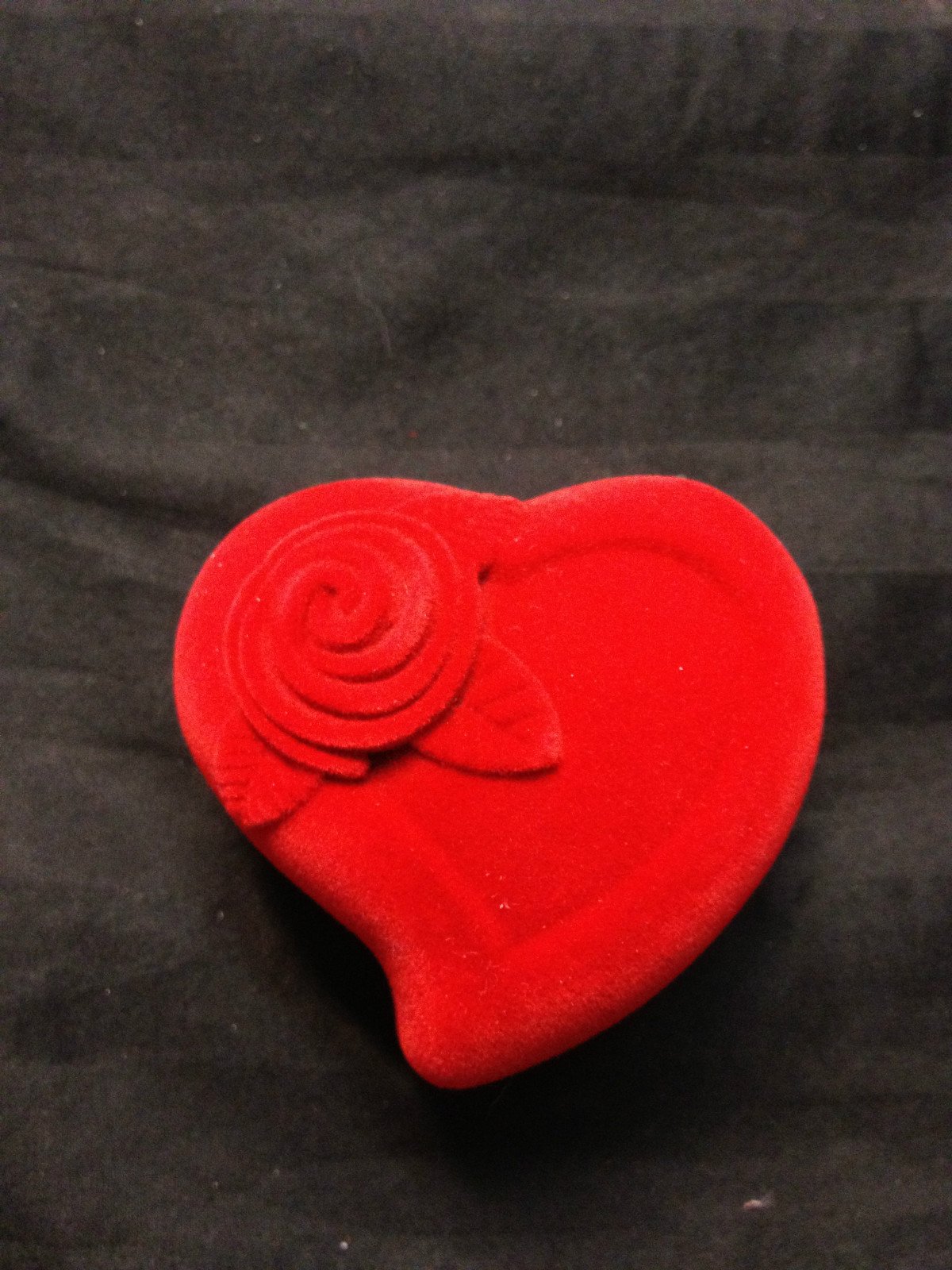Romantic Red Rose Heart-Shaped Engagement Ring Jewelry Gift Box - Perfect for Proposals, Anniversaries & Valentine's Day Gifts