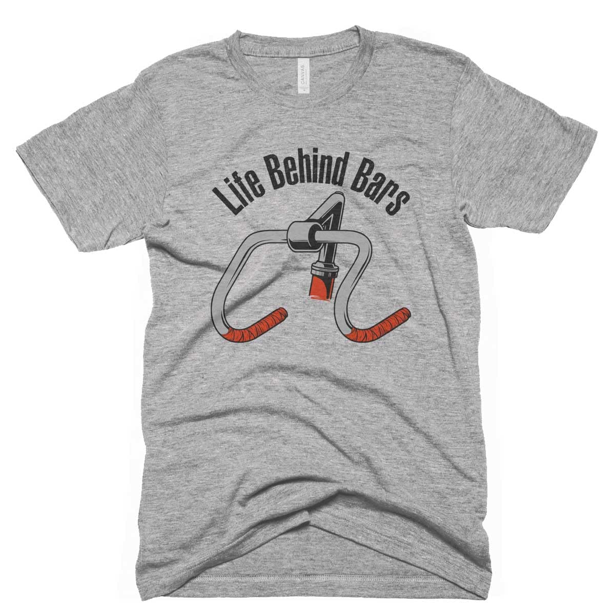 Funny Bike T-Shirt - Life Behind Bars Prison Humor Graphic Tee for Men, Women & Kids - Vintage Bicycle Gift for Cyclists - Perfect for Bike Rides, Cycling Events & Casual Wear