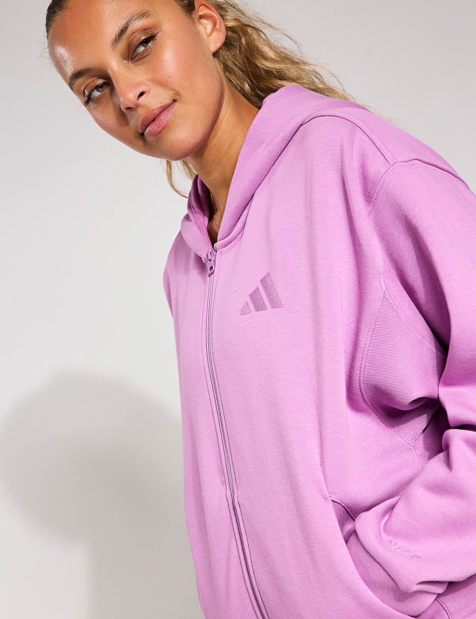 ALL SZN Fleece Full Zip Hoodie - Preloved Purple | Cozy & Warm Winter Wear for Men & Women | Perfect for Outdoor Activities, Casual Outfits & Layering