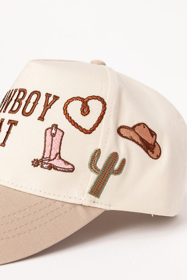 Stylish Beige Cowboy Baseball Cap for Men & Women - Perfect for Outdoor Adventures, Rodeos, and Country Music Festivals