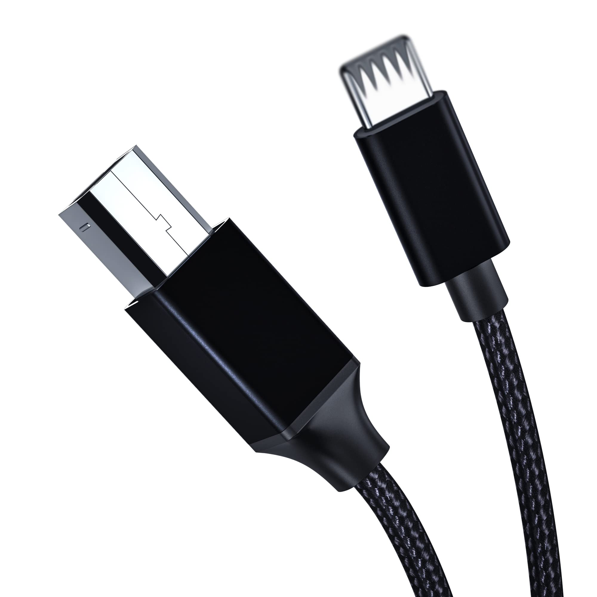 Lightning to MIDI Cable for iPhone & iPad - 3.3FT USB 2.0 Type B to Lightning Cable for MIDI Controller, Electronic Music Instruments, MIDI Keyboard, Audio Interface - Perfect for Music Production, Live Performance & Home Recording Studio