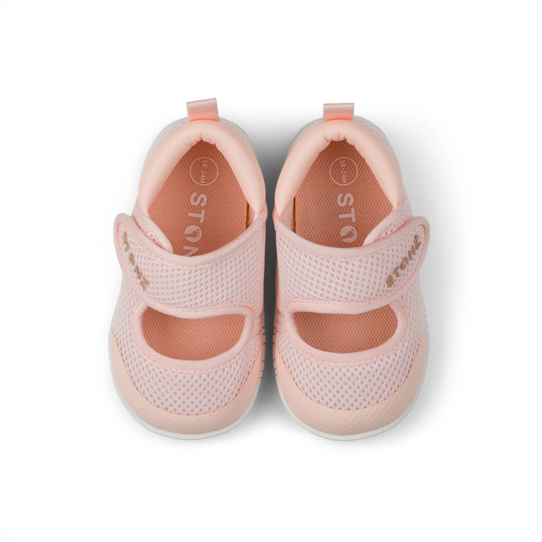 Stonz Haze Pink Cruiser Mary Jane Baby Shoes - Comfortable & Stylish First Walkers for Girls - Perfect for Outdoor Play & Special Occasions