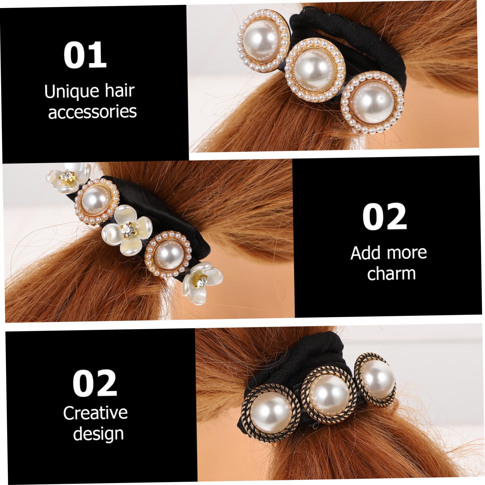 BIUDECO Hair Bun Maker Set - 3 Pack Fashion Hair Donut Bun Maker & Holder for Women, Girls - Perfect for Parties, Weddings, Work & Everyday Hairstyles