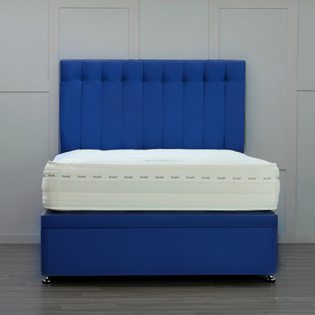 Side Opening Ottoman Bed Base with Storage - Queen Size Platform Bed Frame for Small Spaces - Perfect for Bedroom, Guest Room & Studio Apartments