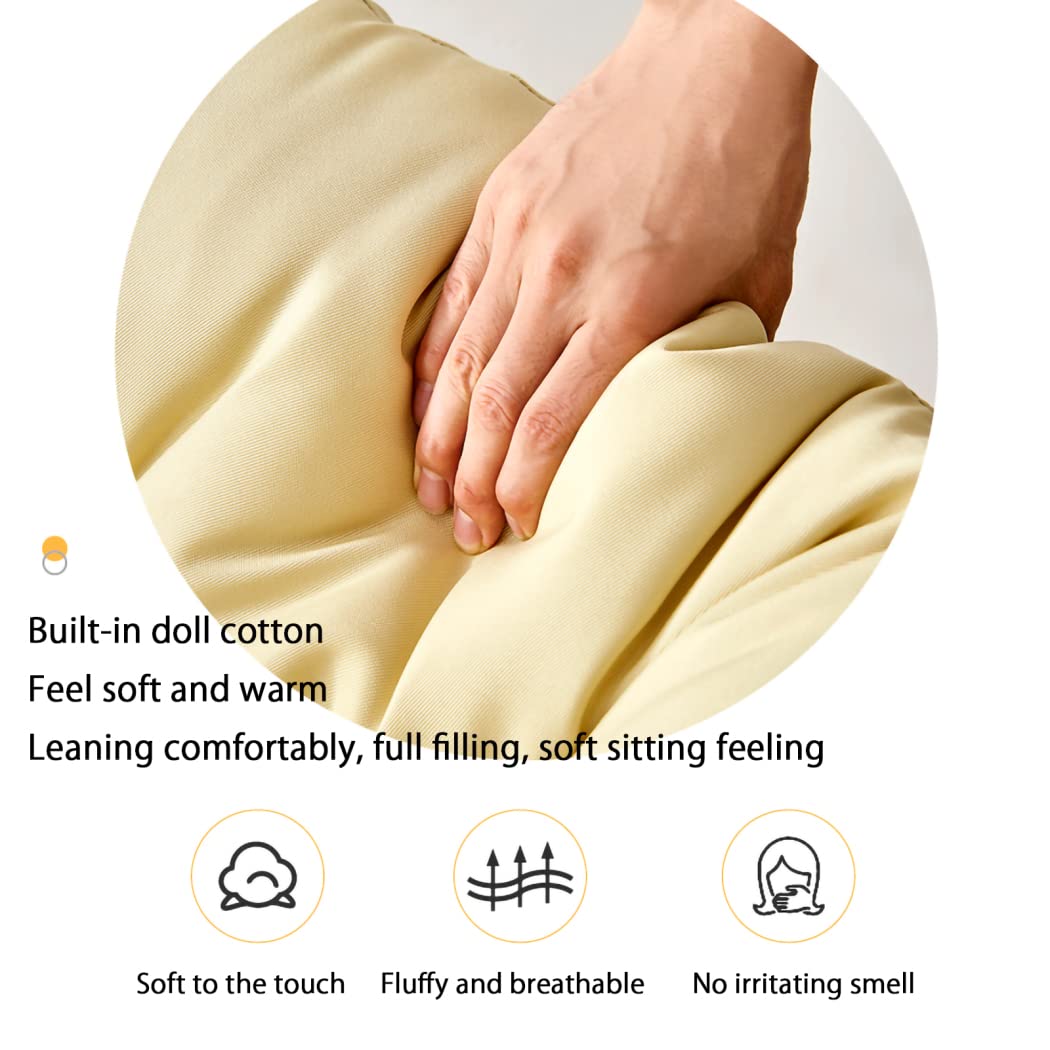 Premium Papasan Chair Cushion - Waterproof Outdoor/Indoor Rattan Swing Chair Pad with Ties - Gray 66.92