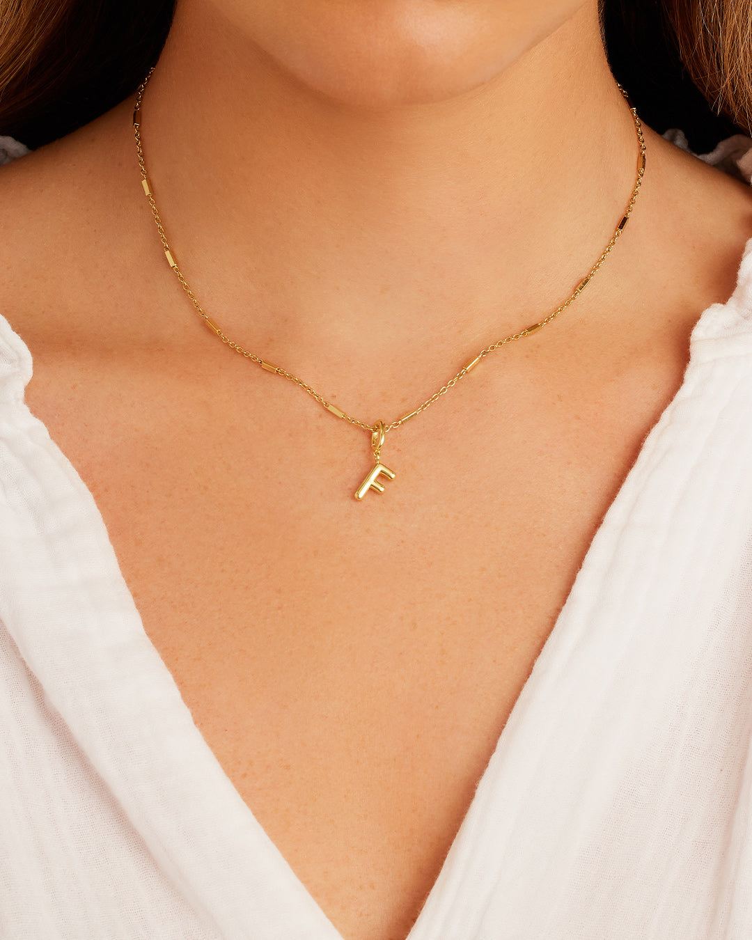 Alphabet Helium Parker Charm - Stylish Initial Letter Pendant Necklace for Women, Perfect for Gifts, Birthdays & Everyday Wear