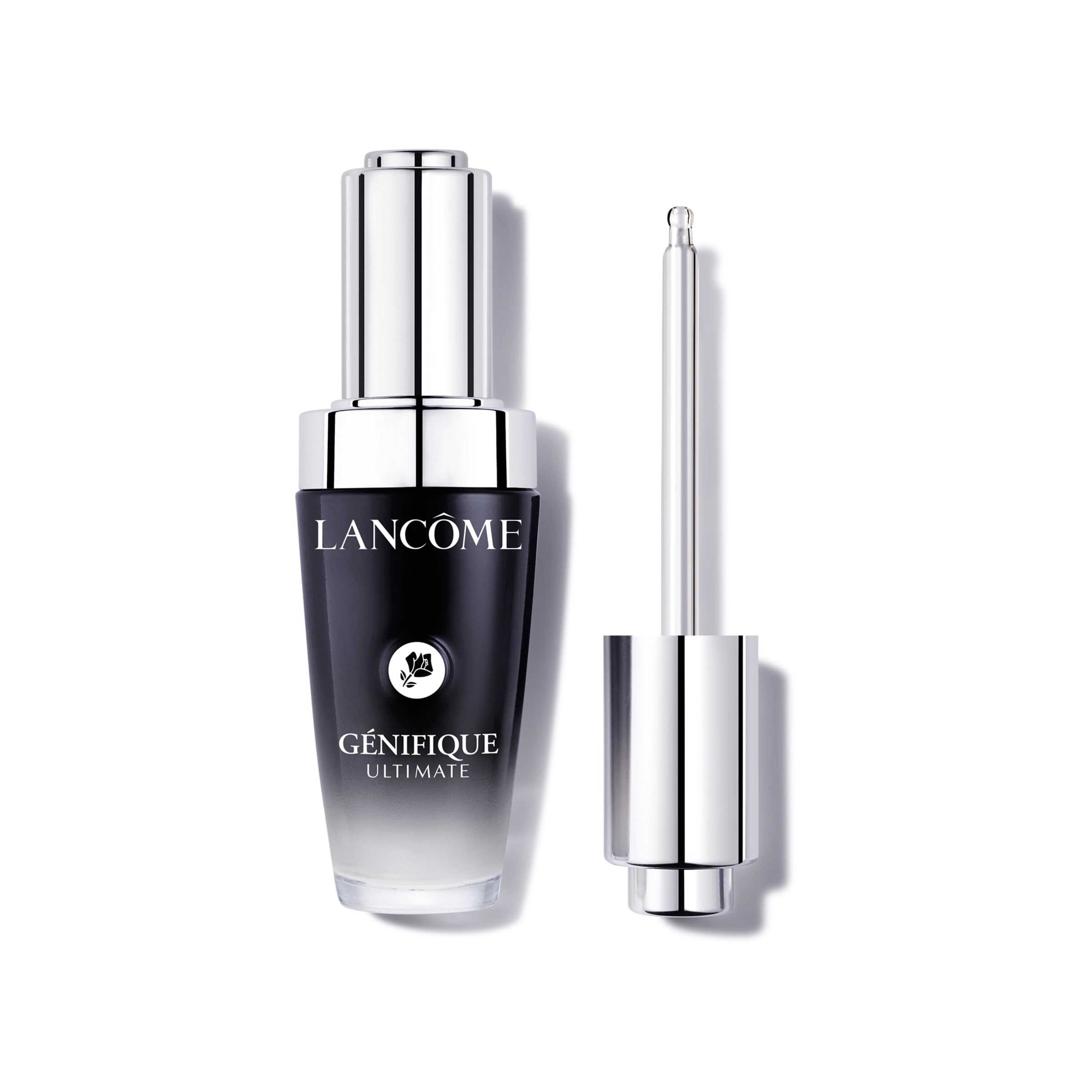 Lancôme Génifique Ultimate Dual Recovery Anti-Aging Face Serum - Visibly Reduces Fine Lines & Wrinkles, Improves Skin Texture & Hydration with Hyaluronic Acid & Beta Glucan - Perfect for Nighttime Skincare Routine & Daily Moisturizing