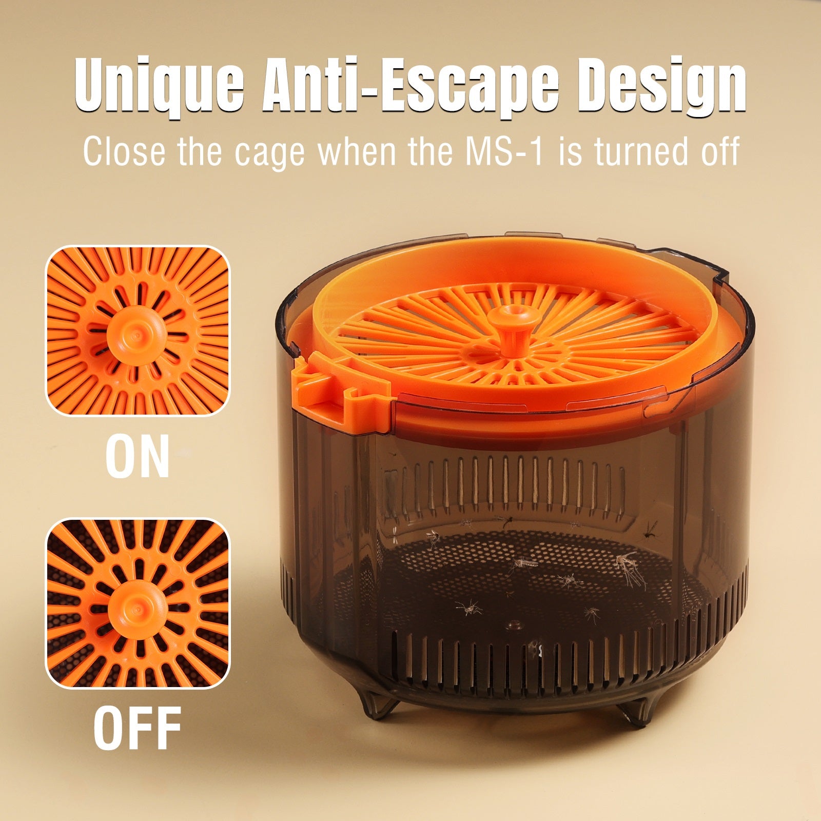 Raddy MS1 Indoor Insect Trap - Anti Escape Net Design for Effective Physical Pest Control | Ideal for Homes, Kitchens, and Bedrooms
