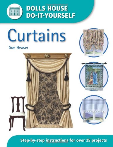 DIY Dollhouse Curtains Kit - Miniature Window Treatments for Doll Houses - Perfect for Crafting, Home Decor & Kids Playtime
