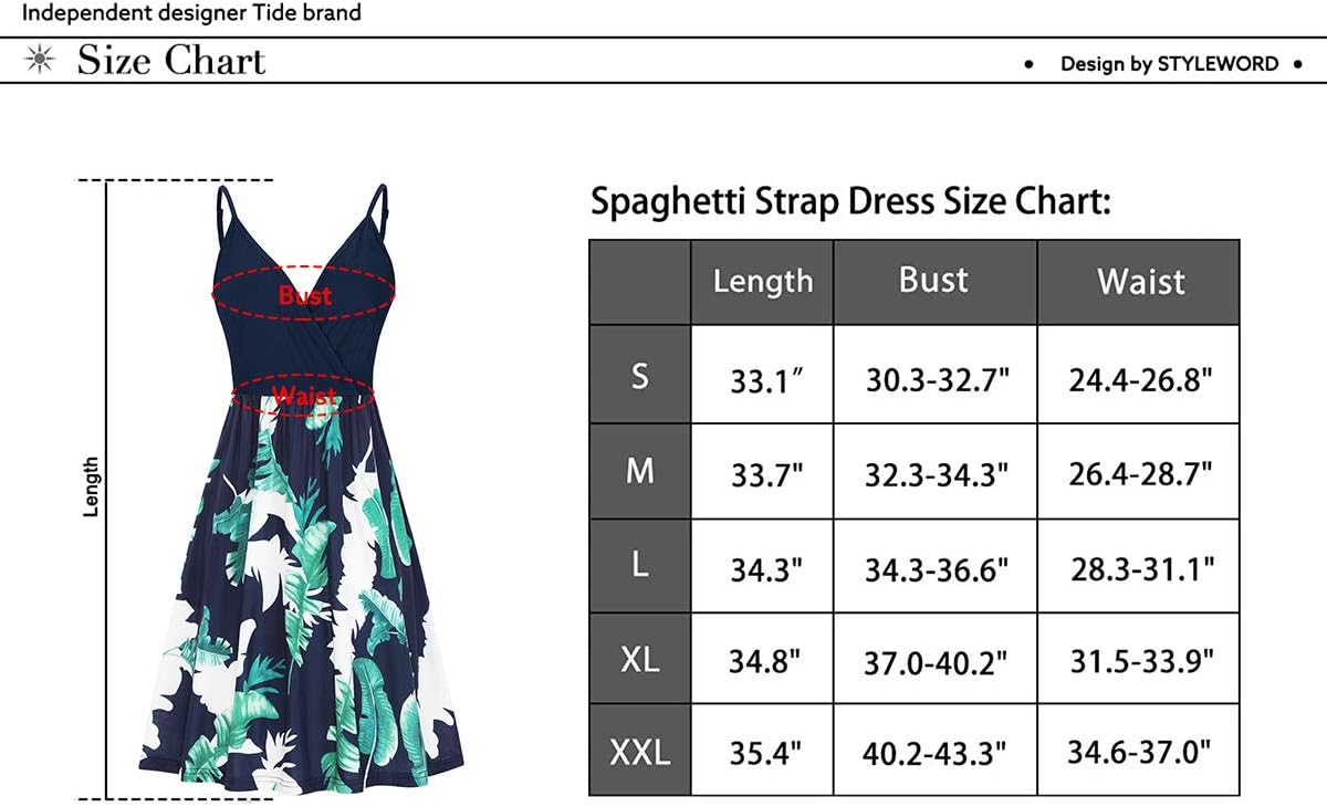 Elegant V-Neck Spaghetti Strap Casual Dress with Pockets - Perfect for Summer Outings, Beach Vacations & Date Nights