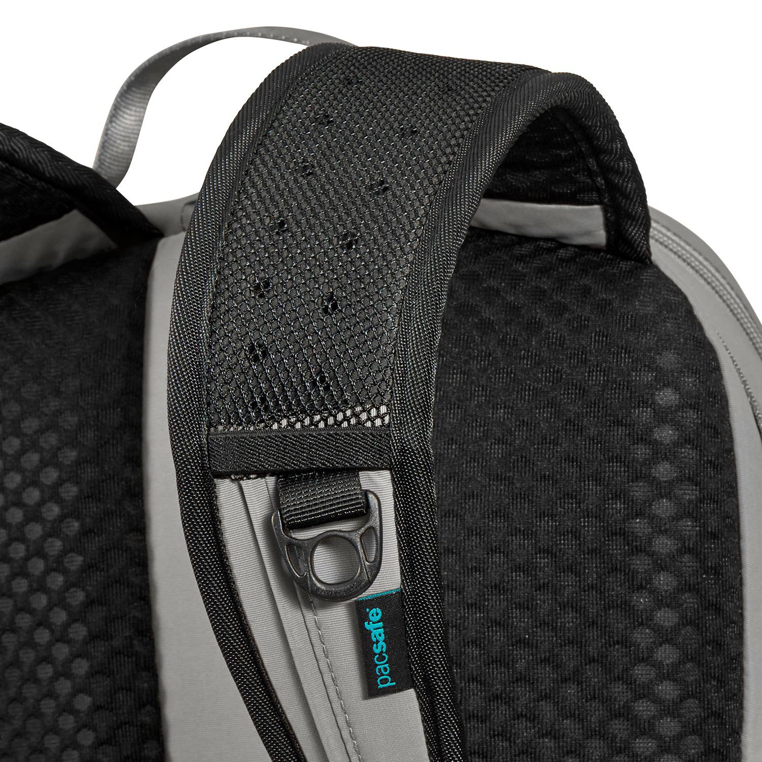 Pacsafe Eco 18L Anti-Theft Waterproof Travel Backpack for Commuting, Hiking & Airport Security - RFID Protection & Cut-Resistant Straps