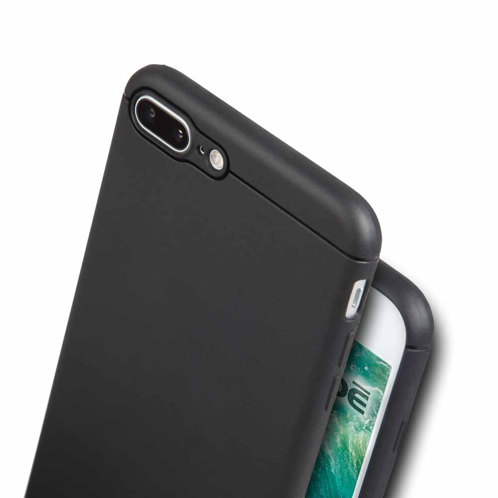 Premium Leather Sheath Case for iPhone 8 Plus - Slim Protective Cover with Card Slot | Perfect for Business Professionals & Daily Commuters