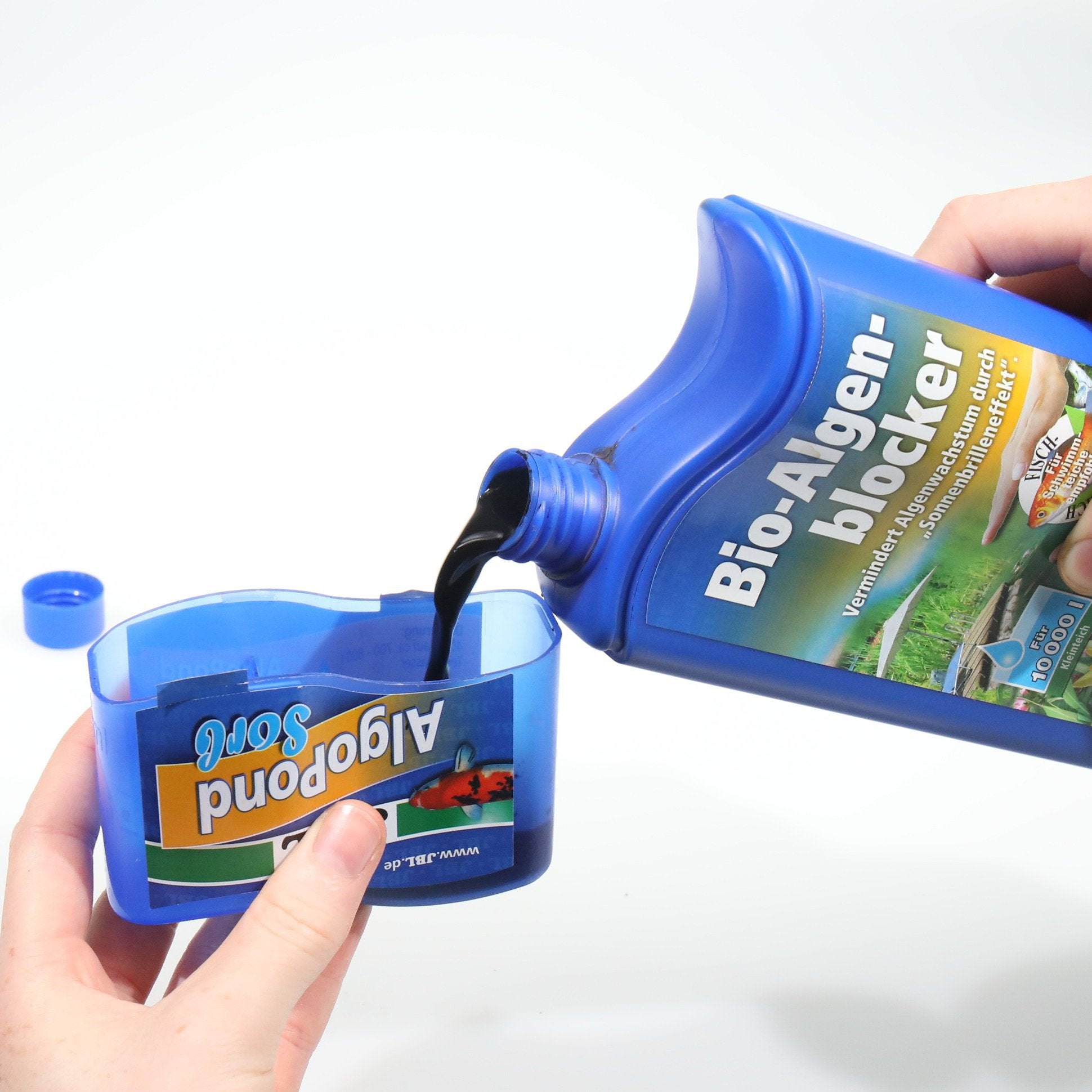 JBL AlgoPond Sorb Biological Algae Blocker for Ponds (500ml) - Safe & Effective Algae Control Solution for Clear Water in Garden Ponds, Water Features & Aquariums