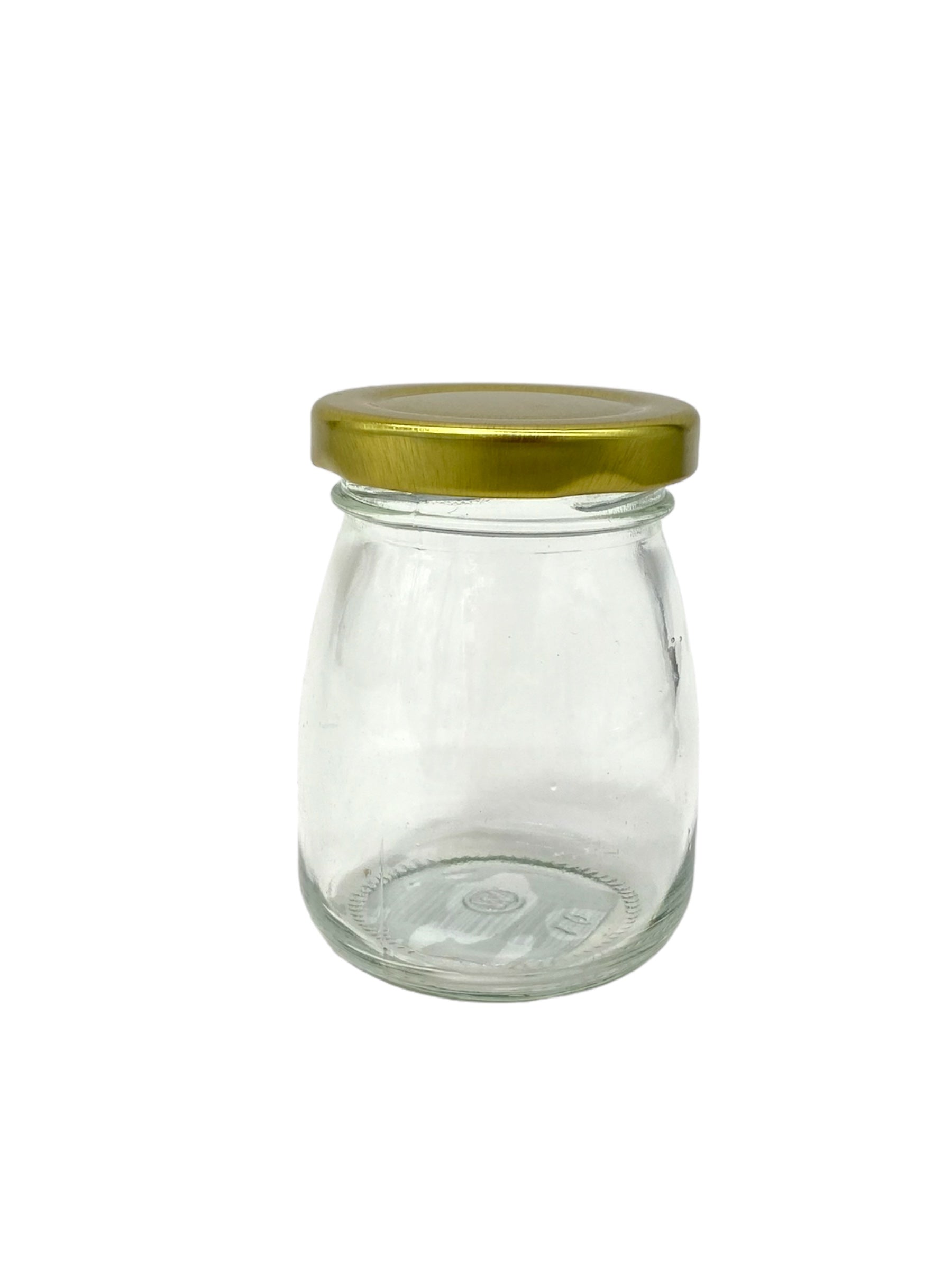 3.5 oz Glass Jar with Gold Lid - Elegant Storage for Cosmetics, Spices, and DIY Crafts - Perfect for Home, Kitchen, and Beauty Organization