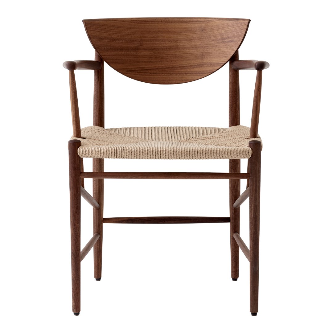 Modern HM4 Dining Armchair - Upholstered Fabric Seat, Sturdy Metal Legs - Perfect for Kitchen, Dining Room, or Breakfast Nook - Comfortable & Stylish Home Furniture