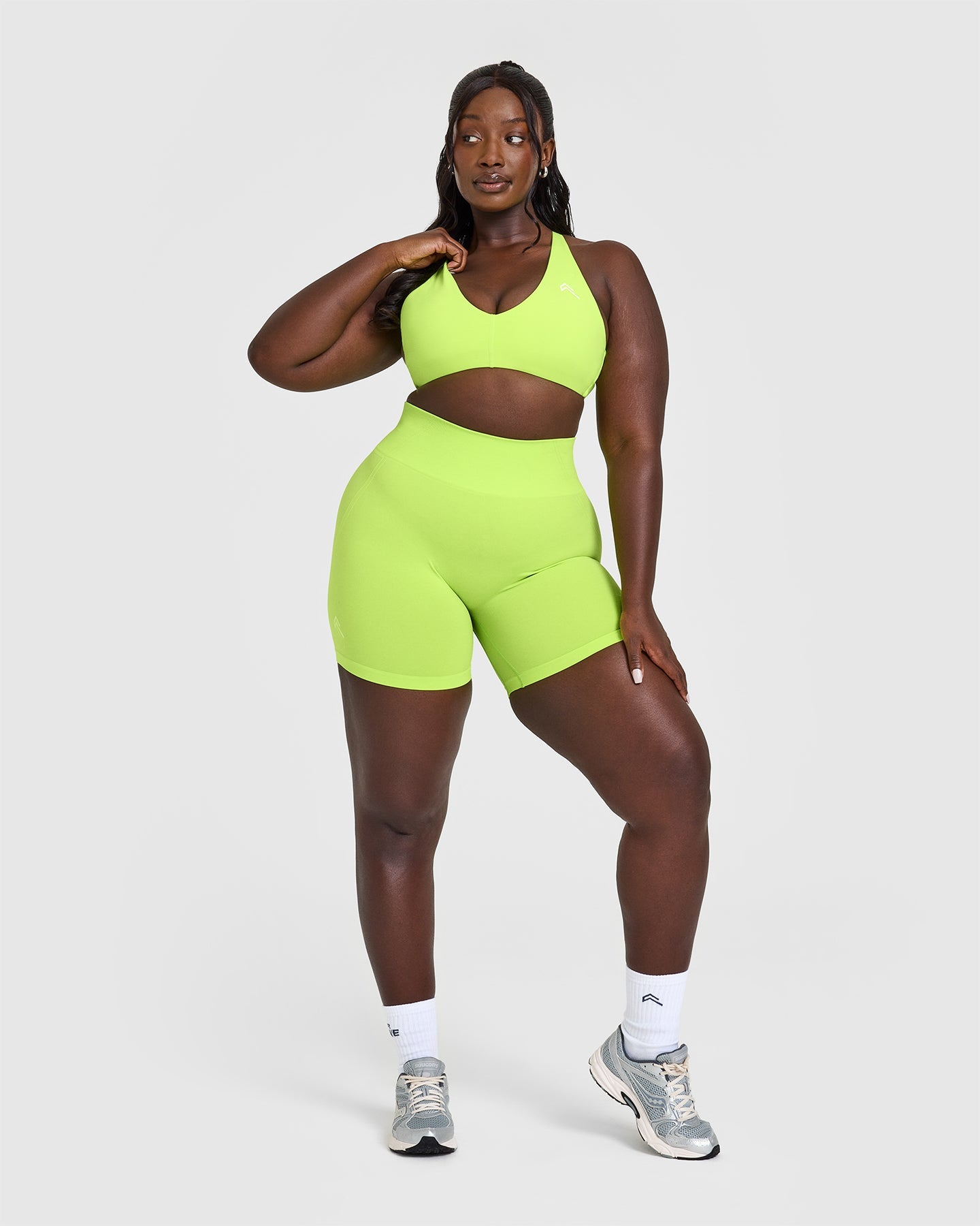 Seamless Wireless Micro Bralette - Citrus Green | Comfortable Soft Stretchy Yoga Bralette for Women | Perfect for Yoga, Lounge & Everyday Wear