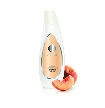 Lakme Peach Milk Moisturiser Body Lotion 60ml - Hydrating & Nourishing Dry Skin | Perfect for Daily Moisturizing & Softening Skin at Home or Travel