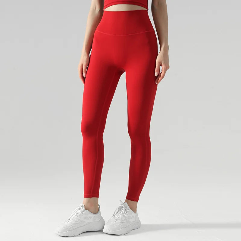 Emily Sportswear High Waist Yoga Pants - Naked Feeling Double Brushed Fabric, Butt Lifting & Tummy Control for Women - Perfect for Running, Fitness, Yoga & Everyday Wear