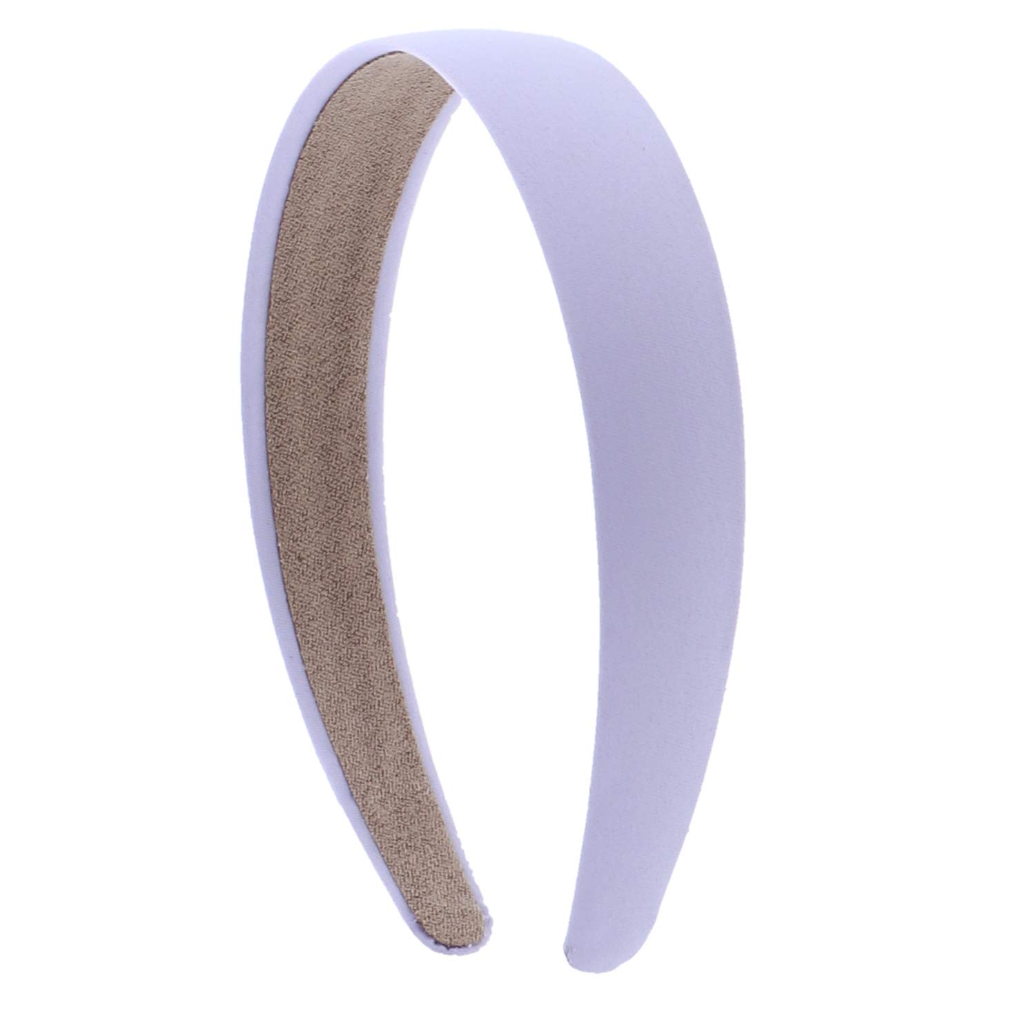 1 Satin Headband - Set of 6 - Lavender - Perfect for Sleep, Yoga, and Hair Styling