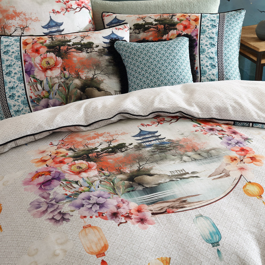 Kaida Multi Quilt Cover Set by Logan & Mason - Luxury Bedding for Master Bedroom & Guest Room