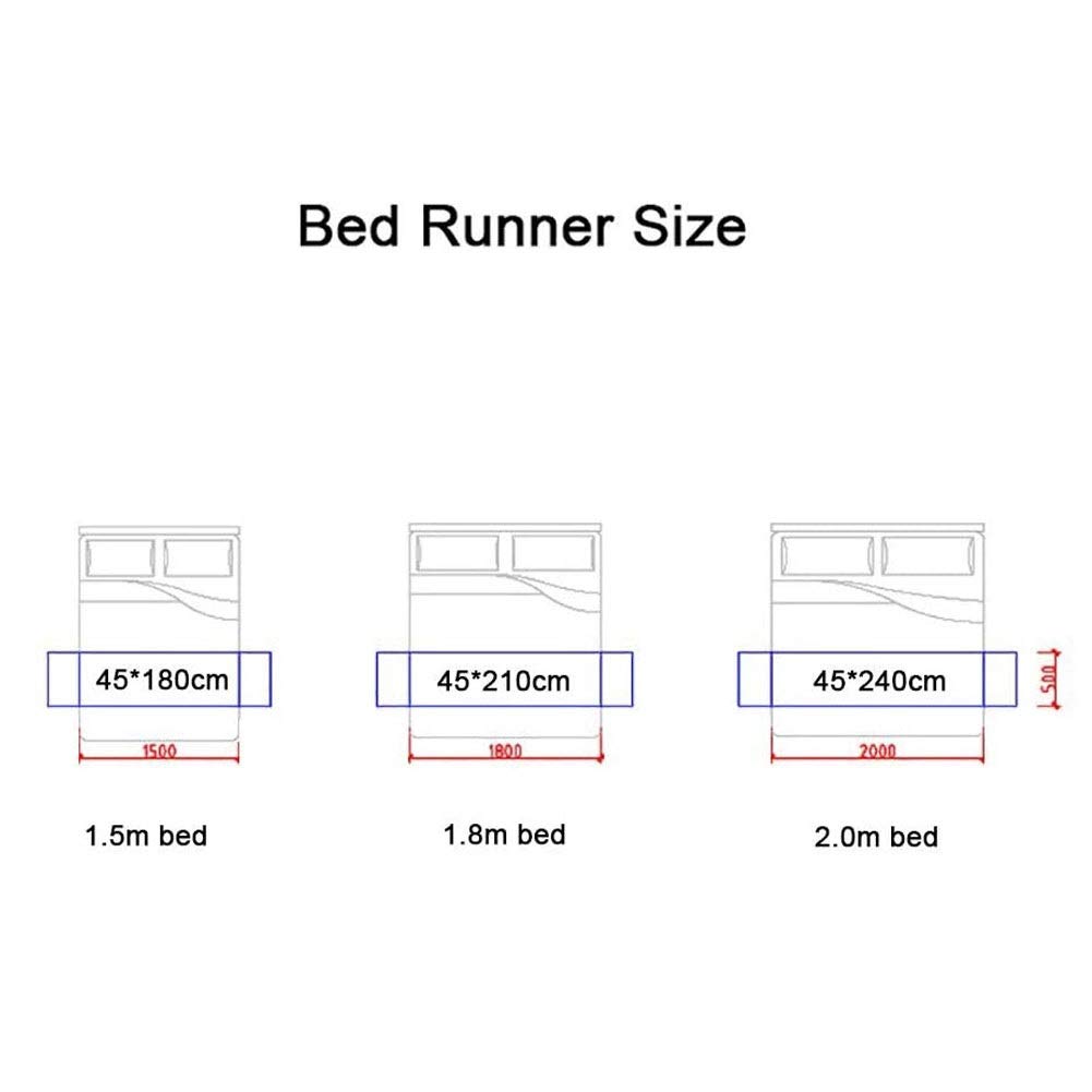 European Style Velvet Bed Runner with Hot Drill - 45x240cm Pink Bed Scarf for 1.8m Bed - Luxury Hotel Bedding Protection & Decoration - Perfect for Master Bedrooms, Guest Rooms & Wedding Decor