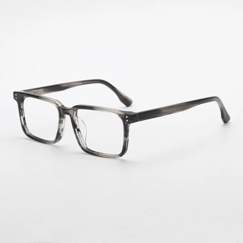 Stylish Black Unisex Square Acetate Eyeglasses BM118 - Perfect for Work, Reading & Fashion Accessories