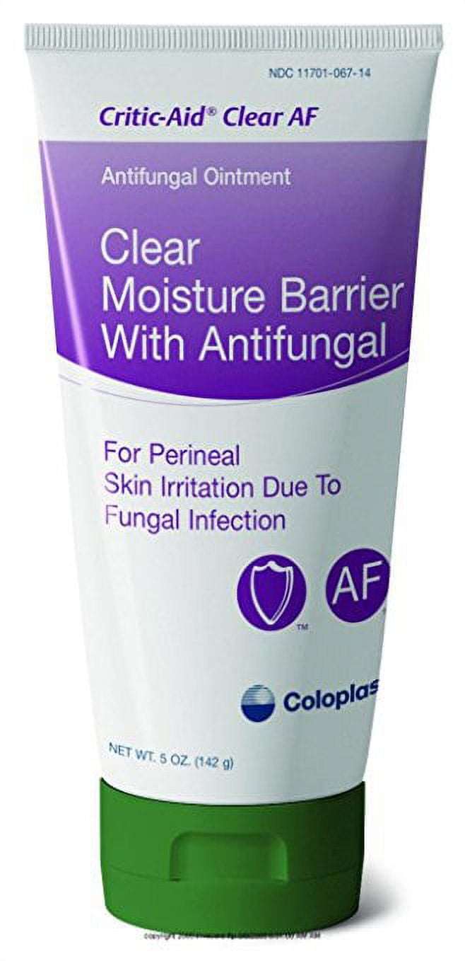 Critic Aid Clear Antifungal Ointment for Athlete's Foot & Ringworm - 5 oz Moisturizing Treatment - Effective Relief for Itchy, Cracked Skin - Perfect for Gym, Locker Rooms & Sports Activities