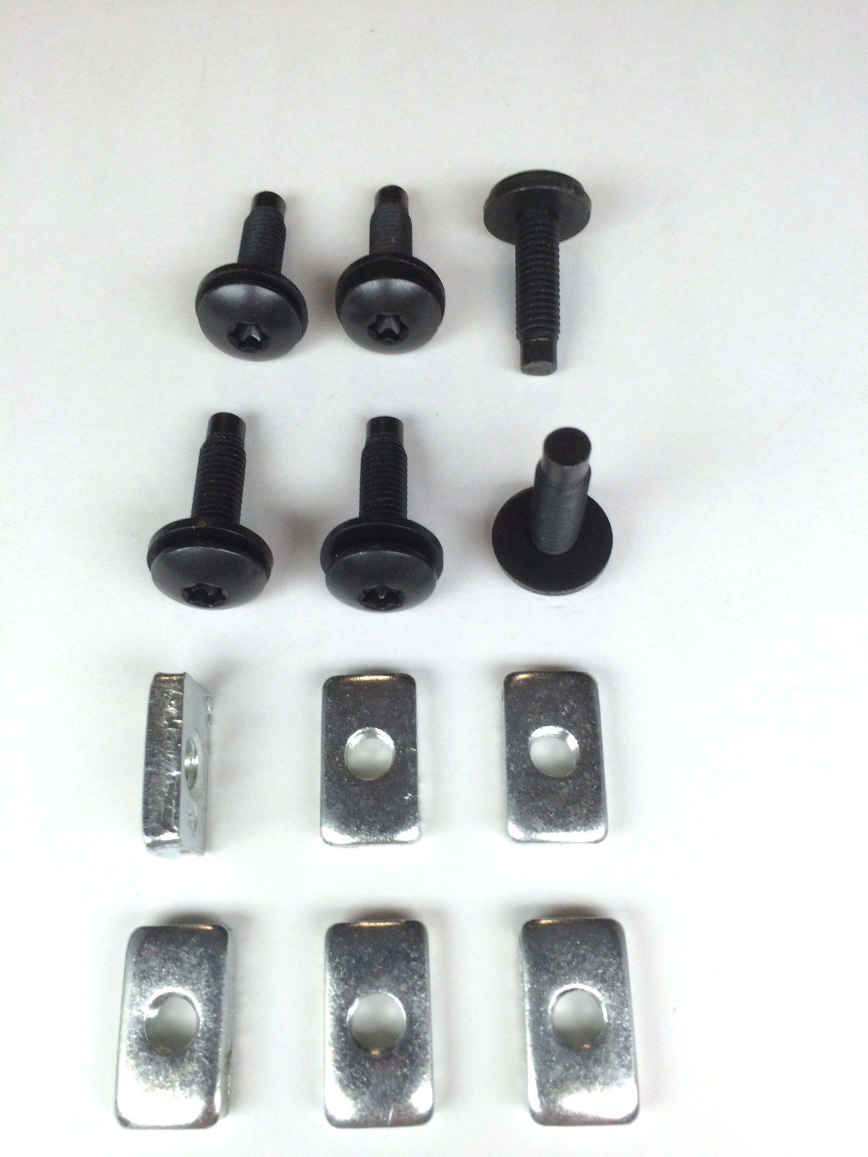 1997-2006 Jeep Wrangler TJ Hard Top Torx Screw & Nut Kit - 6 Torx Screws & 6 Nuts - Replacement Parts for Jeep Wrangler TJ Hard Top Installation & Maintenance