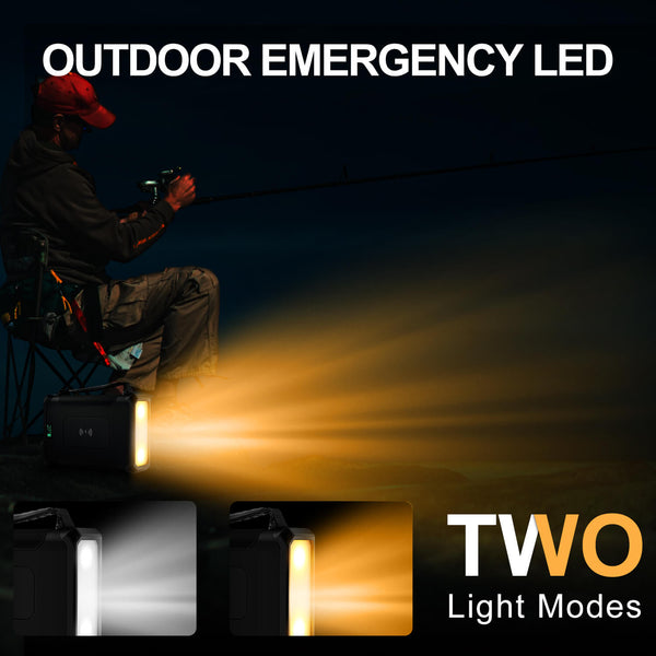 96000mAh 307.2Wh Portable Power Station - Solar Generator for Camping, Outdoor Adventures & Emergency Backup Power