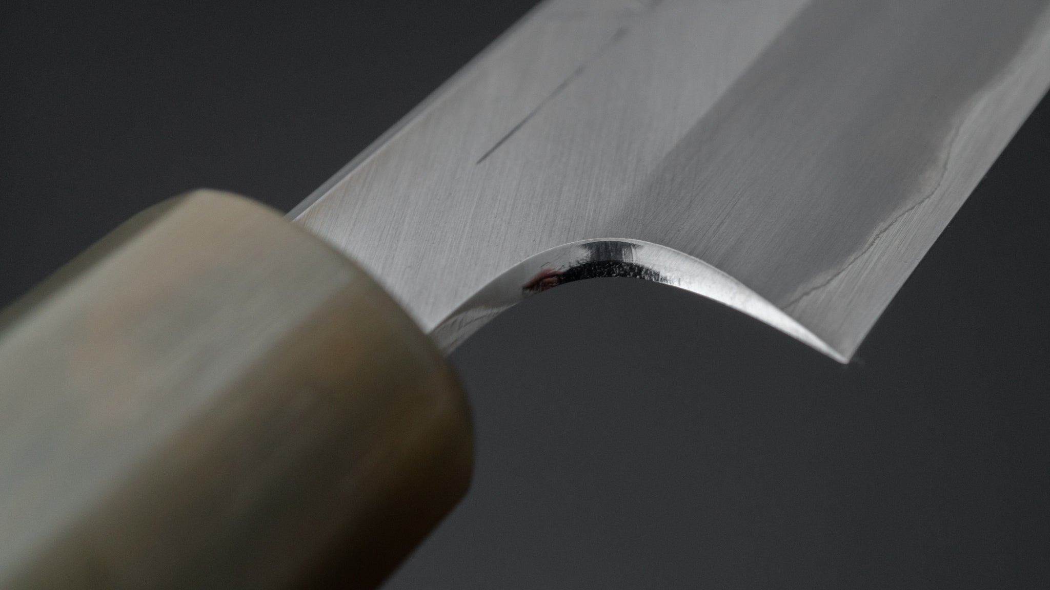 Hitohira Togashi Blue #1 Stainless Clad Migaki Petty Knife 165mm with Taihei Ebony Handle - Premium Japanese Kitchen Knife for Slicing, Peeling & Precision Cutting