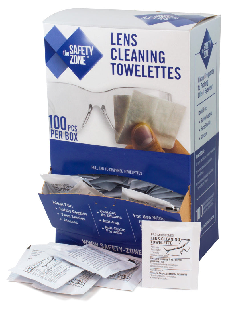 Premium Lens Cleaning Wipes (100-Pack) - Microfiber Cloths for Glasses, Camera Lenses & Screens - Gentle, Streak-Free Cleaning for Eyewear, Smartphones & Electronics