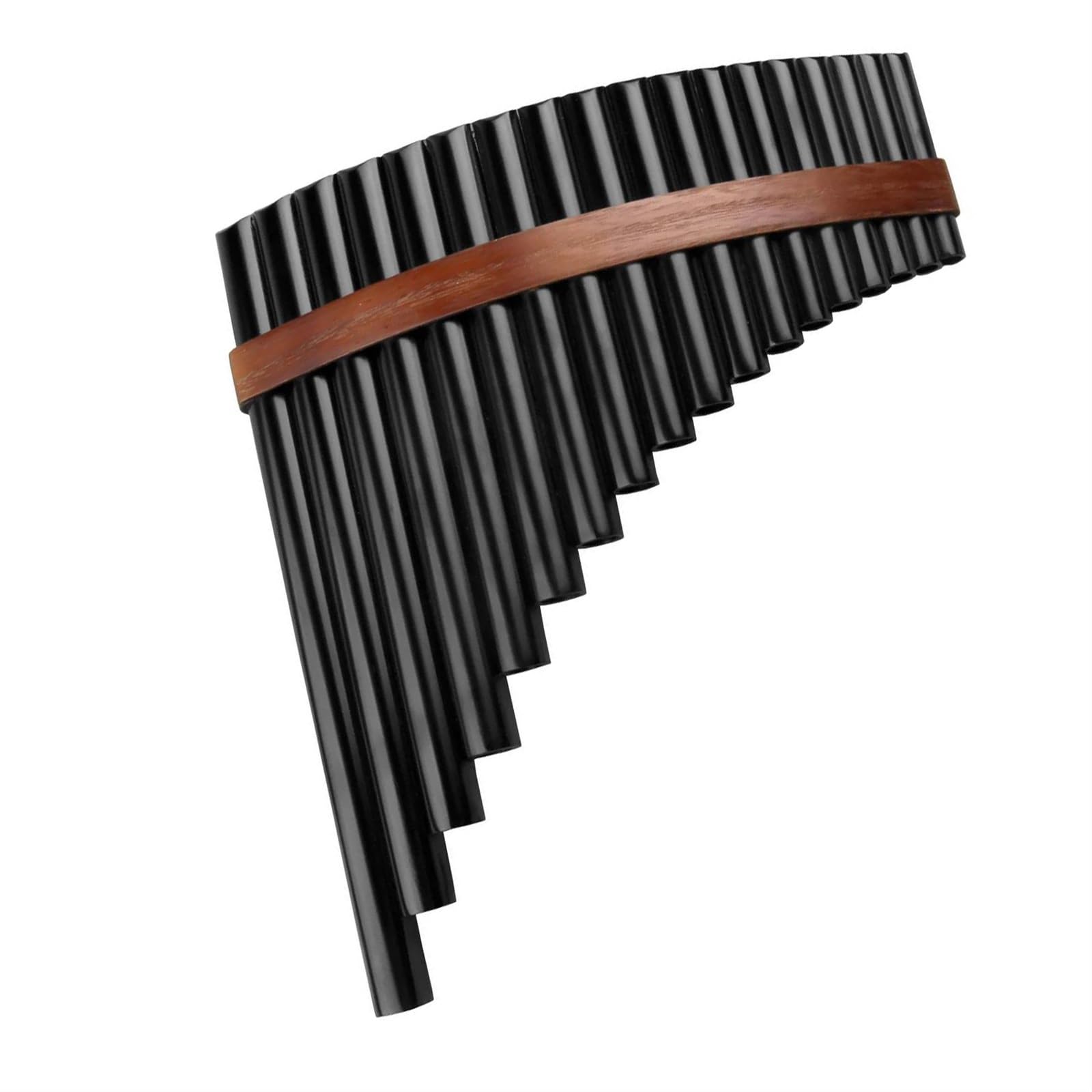 Professional 18-Pipe Pan Flute in F Key - Traditional Woodwind Musical Instrument for Performances, Folk Music & Cultural Events (Color: Right) - Perfect for Musicians, Collectors & World Music Enthusiasts
