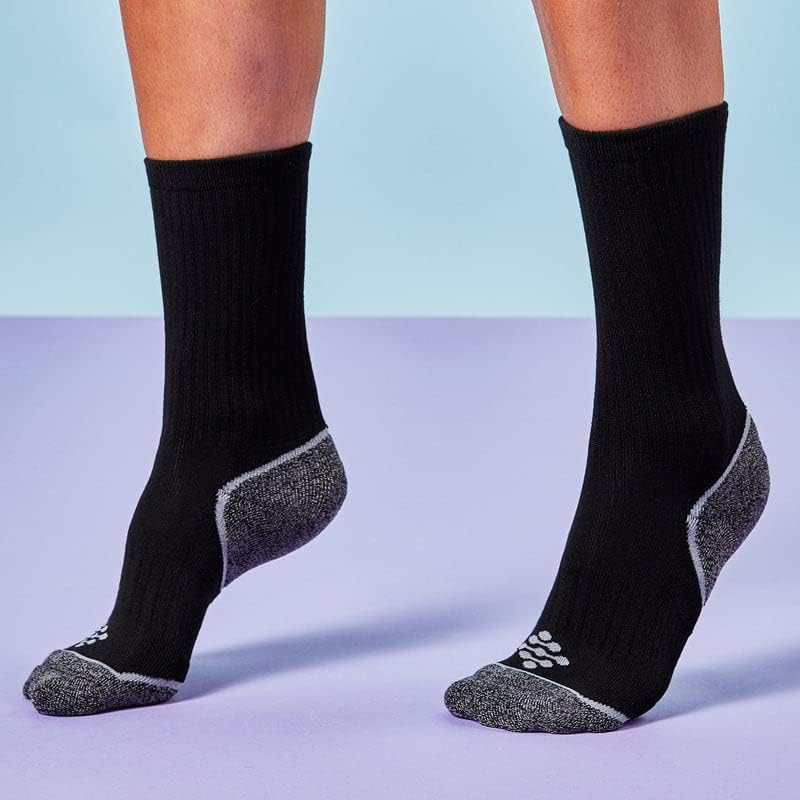 Men's Compression Sport Socks with Infrared Technology - 3 Pairs Pack for Running, Gym & Everyday Comfort