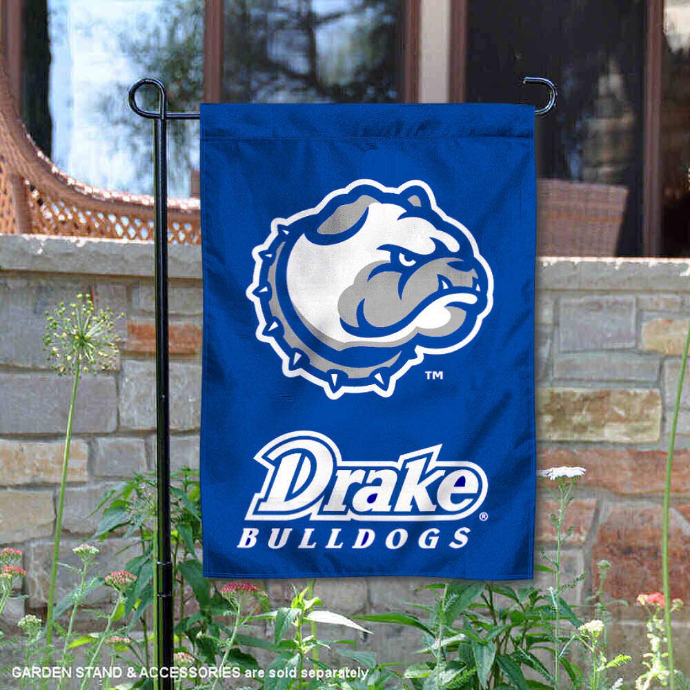 Drake Bulldogs Garden Flag & Yard Banner - Double-Sided College Team Spirit Decor for Outdoor Lawn, Porch, and Tailgating