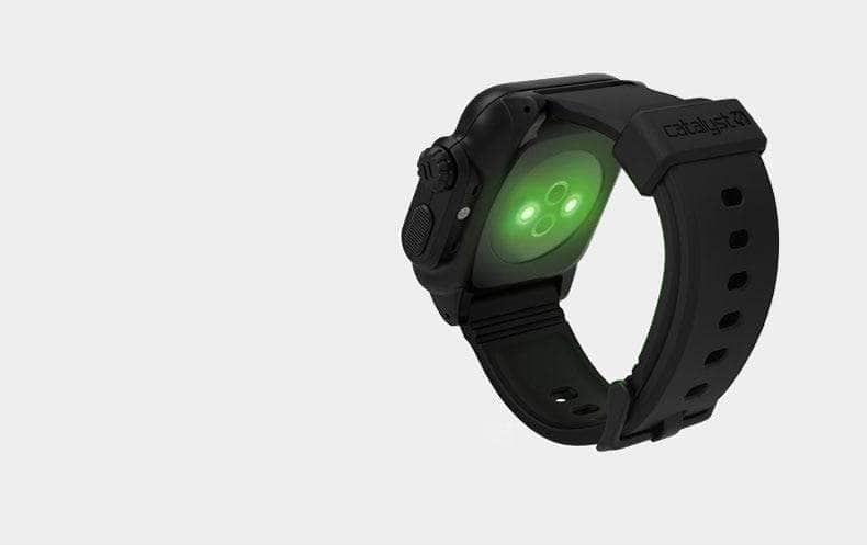 Waterproof Strap Case for Apple Watch Series 6/5/4/3/2/SE (44mm 42mm 40mm) - Durable Protective Cover for Swimming, Running & Outdoor Activities